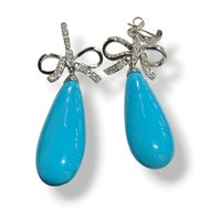 Orecchini Mandile 1922 Donna Pietre e perle in Argento Pasta di turchese 2CEZC118502 - 2CEZC118502
